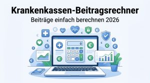 Mehr über den Artikel erfahren Krankenkassen-Beitragsrechner 2026 ✓ GKV-Beitrag & Zusatzbeitrag berechnen