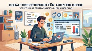 Mehr über den Artikel erfahren Ausbildungsvergütung Netto-Rechner 2026: So viel bleibt wirklich von deinem Azubi-Gehalt