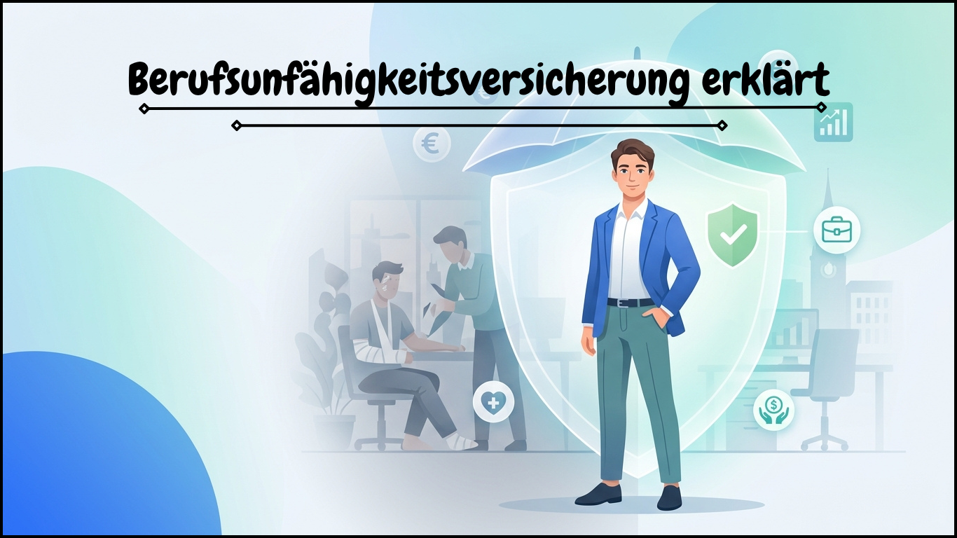 Berufsunfähigkeitsversicherung erklärt: Kosten, Leistung und Ablauf im Überblick (2026) 1 Du betrachtest gerade Berufsunfähigkeitsversicherung erklärt: Kosten, Leistung und Ablauf im Überblick (2026)
