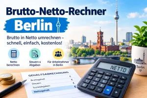 Mehr über den Artikel erfahren Brutto-Netto-Rechner Berlin 2026 – Netto bleibt